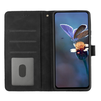 For Xiaomi 12T  / 12T Pro Flower Embossing Pattern Leather Phone Case(Black) - Xiaomi Cases by buy2fix | Online Shopping UK | buy2fix