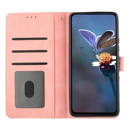 For Xiaomi Redmi 9 Flower Embossing Pattern Leather Phone Case(Pink) - Xiaomi Cases by buy2fix | Online Shopping UK | buy2fix