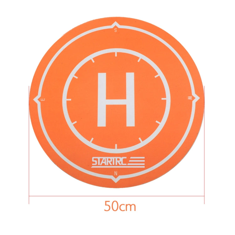 For DJI Mavic Mini / Air 2 / / Air 2S STARTRC RC Drone Quadcopter Portable Parking Apron Fast-fold Landing Parking Pad, Diameter: 50cm(Orange) - Other by STARTRC | Online Shopping UK | buy2fix