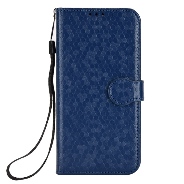 For Xiaomi Redmi Note 12S 4G Honeycomb Dot Texture Leather Phone Case(Blue) - Xiaomi Cases by buy2fix | Online Shopping UK | buy2fix