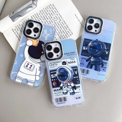 For iPhone 11 Pro Max Astronaut Pattern Shockproof PC Protective Phone Case(Black) - iPhone 11 Pro Max Cases by buy2fix | Online Shopping UK | buy2fix