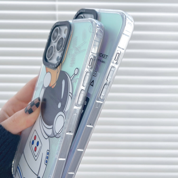 For iPhone XR Astronaut Pattern Shockproof PC Protective Phone Case(White) - More iPhone Cases by buy2fix | Online Shopping UK | buy2fix