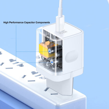 Yesido YC-30 PD 20W Type-C Port Mini Travel Fast Charger(EU Plug) - USB Charger by Yesido | Online Shopping UK | buy2fix