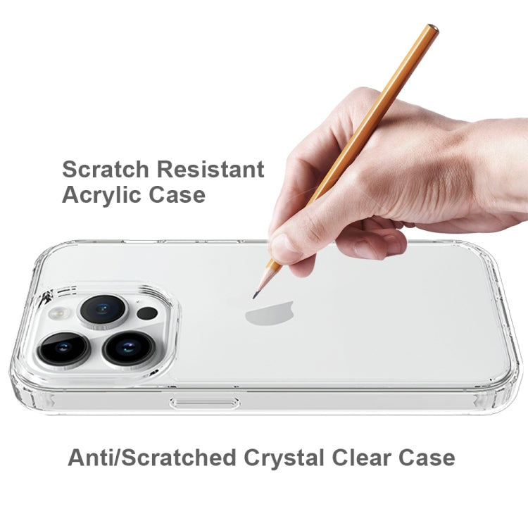 For iPhone 15 Pro Scratchproof Acrylic TPU Phone Case(Transparent) - iPhone 15 Pro Cases by buy2fix | Online Shopping UK | buy2fix