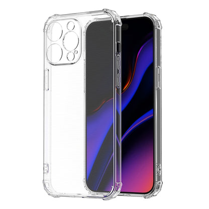 For iPhone 15 Pro Four-Corner Shockproof Clear TPU Phone Case(Transparent) - iPhone 15 Pro Cases by buy2fix | Online Shopping UK | buy2fix