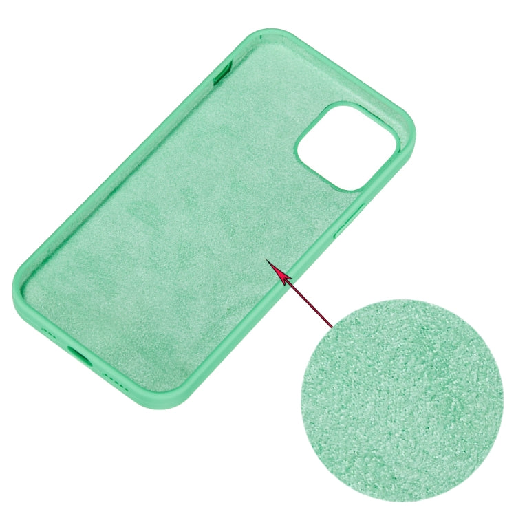 For iPhone 15 Solid Color Silicone Phone Case(Green) - iPhone 15 Cases by buy2fix | Online Shopping UK | buy2fix