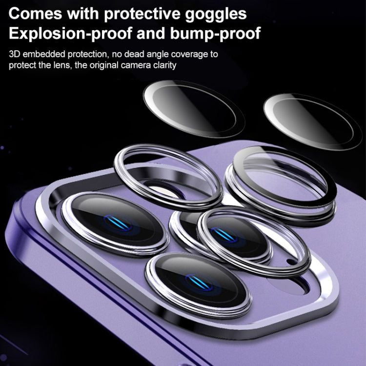 For iPhone 14 Plus Frosted Metal Material Phone Case with Lens Protection(White) - iPhone 14 Plus Cases by buy2fix | Online Shopping UK | buy2fix