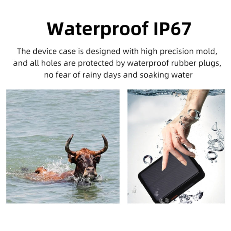 V44 Solar Energy Waterproof Cattle and Sheep GPS Tracker - Personal Tracker by buy2fix | Online Shopping UK | buy2fix