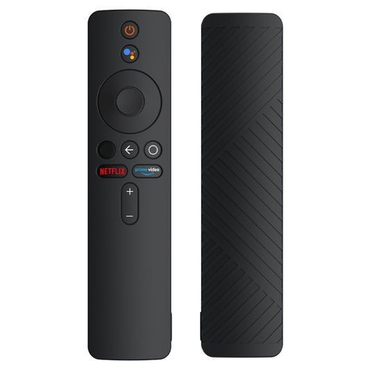 For Xiaomi MiBox S Remote Control Liquid Silicone Protective Case(Black) - Remote Control Covers by buy2fix | Online Shopping UK | buy2fix
