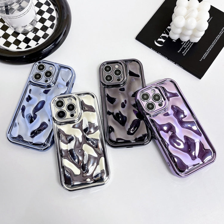 For iPhone 13 Pro Max Electroplating Meteorite Texture TPU Phone Case(Black) - iPhone 13 Pro Max Cases by buy2fix | Online Shopping UK | buy2fix