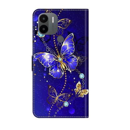 For Xiaomi Redmi A1+ / A2 / A2+ Crystal 3D Shockproof Protective Leather Phone Case(Diamond Butterfly) - Xiaomi Cases by buy2fix | Online Shopping UK | buy2fix