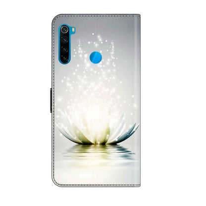 For Xiaomi Redmi Note 8T Crystal 3D Shockproof Protective Leather Phone Case(Light Lotus) - Xiaomi Cases by buy2fix | Online Shopping UK | buy2fix