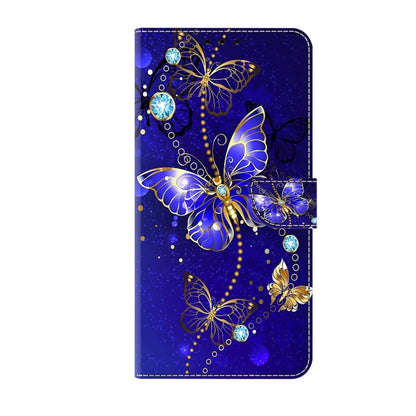 For Xiaomi 13 Lite Crystal 3D Shockproof Protective Leather Phone Case(Diamond Butterfly) - 13 Lite Cases by buy2fix | Online Shopping UK | buy2fix