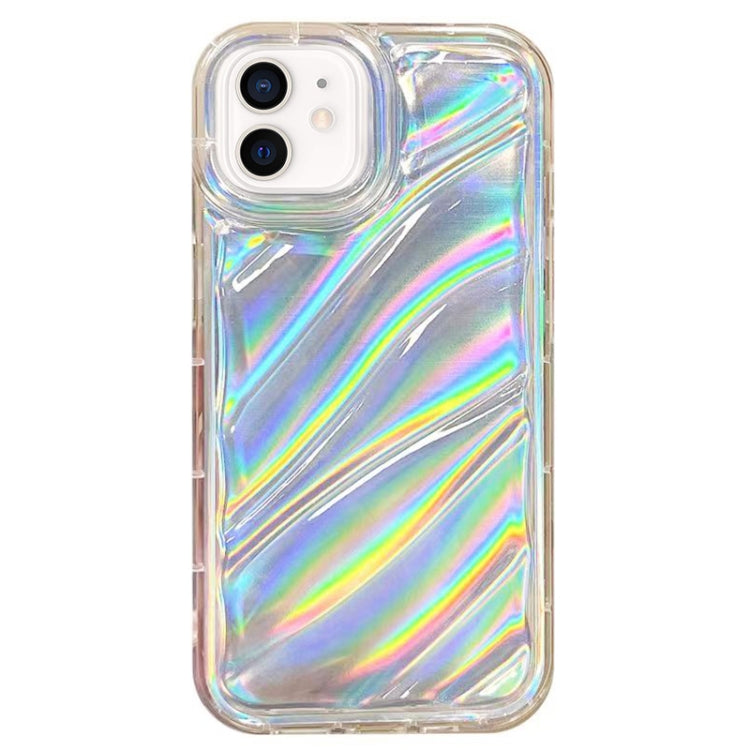 For iPhone 11 Laser Sequin Waves TPU Phone Case(Transparent) - iPhone 11 Cases by buy2fix | Online Shopping UK | buy2fix