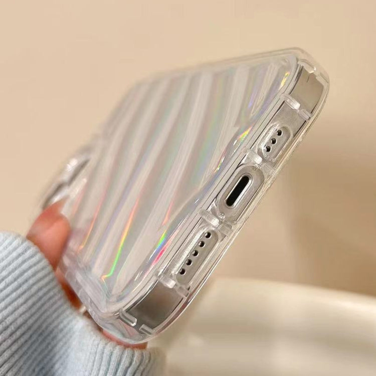 For iPhone 11 Pro Laser Sequin Waves TPU Phone Case(Transparent) - iPhone 11 Pro Cases by buy2fix | Online Shopping UK | buy2fix