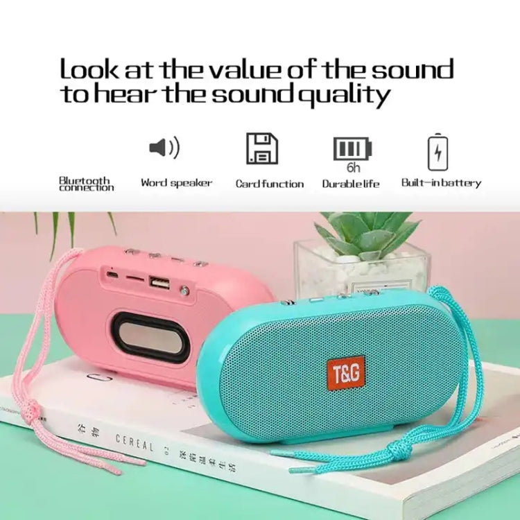 T&G TG179 Outdoor Multifunctional Wireless Bluetooth Speaker Support USB / TF / FM(Green) - Mini Speaker by T&G | Online Shopping UK | buy2fix