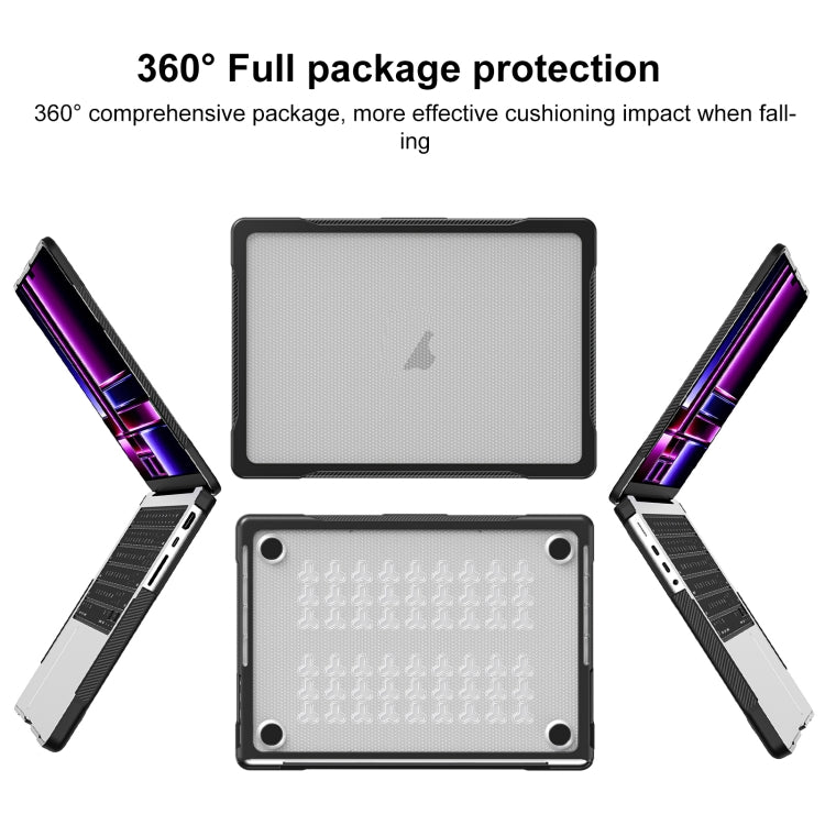 For MacBook Pro 14.2 inch 2023 / 2021 Dot Translucent Laptop Protective Case(Transparent) - MacBook Pro Cases by buy2fix | Online Shopping UK | buy2fix