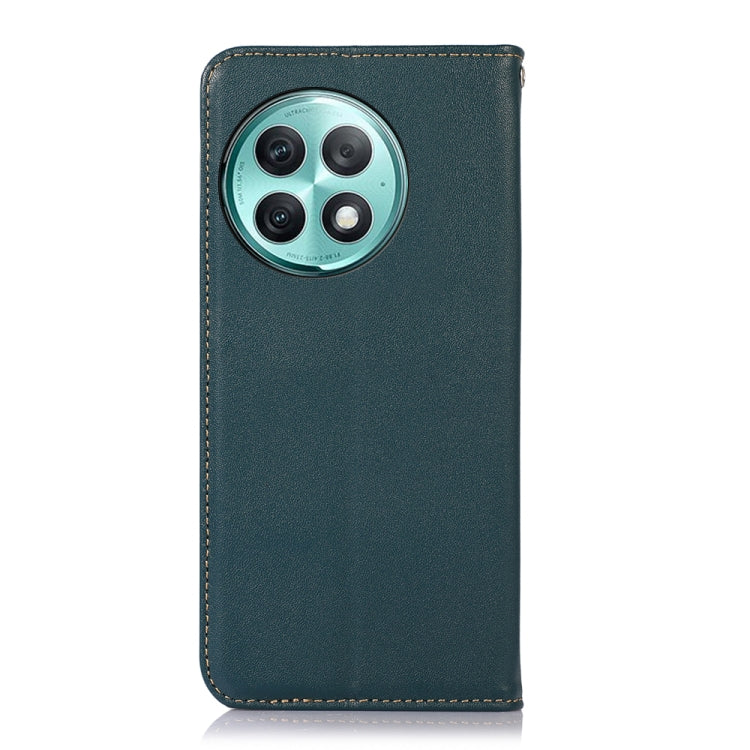 For OnePlus Ace 2 Pro KHAZNEH Nappa Top Layer Cowhide Leather Phone Case(Green) - OnePlus Cases by buy2fix | Online Shopping UK | buy2fix