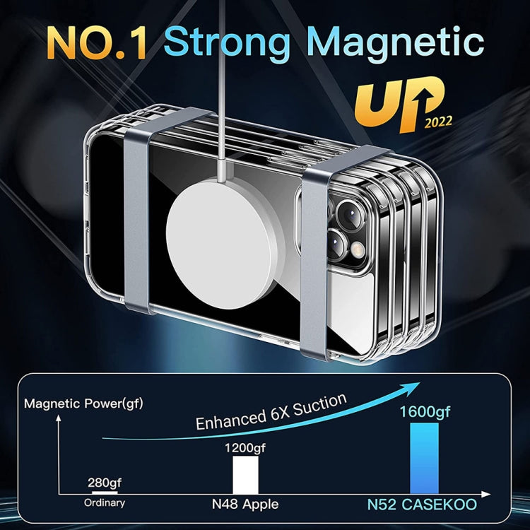 For iPhone 15 Pro LK Crystal Clear MagSafe Magnetic Phone Case(Transparent) - iPhone 15 Pro Cases by buy2fix | Online Shopping UK | buy2fix