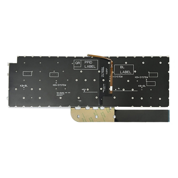 For Dell Inspiron 15-3511 3515 5510 7510 16-7610 US Version Backlight Laptop Keyboard(Black) - Dell Spare Parts by buy2fix | Online Shopping UK | buy2fix