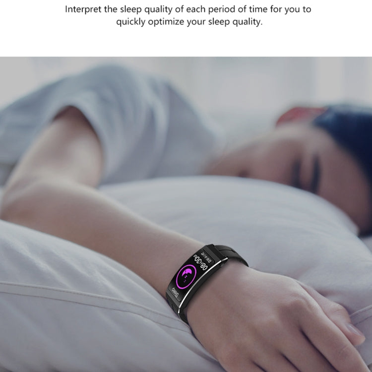 K13S 1.14 inch TFT Screen Milanese Metal Strap Smart Call Bracelet Supports Sleep Management / Blood Oxygen Monitoring(Black) - Smart Wristbands by buy2fix | Online Shopping UK | buy2fix