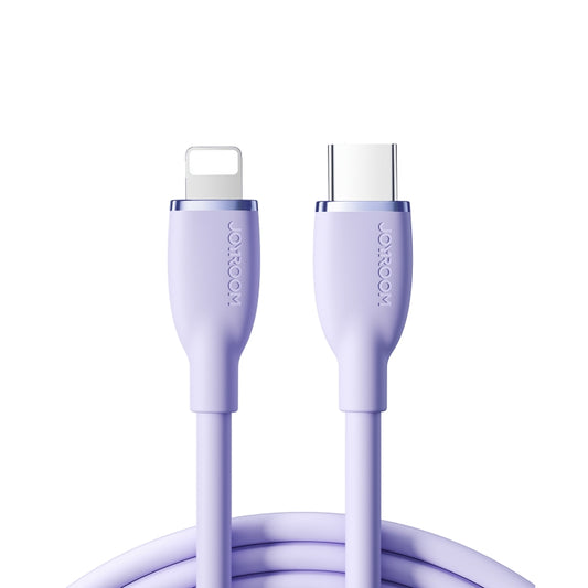 JOYRO0M SA29-CL3 30W USB-C/Type-C to 8 Pin Liquid Silicone Fast Charging Data Cable, Length: 2m(Purple) - 2 in 1 Cable by JOYROOM | Online Shopping UK | buy2fix