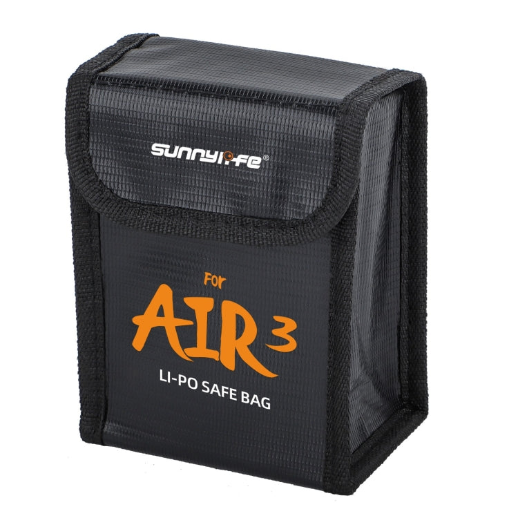 For DJI Air 3 Sunnylife Battery Explosion-proof Safe Bag Protective Li-Po Safe Bag For 2pcs Batteries - Backpacks & Bags by Sunnylife | Online Shopping UK | buy2fix