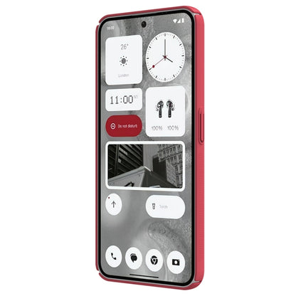 For Nothing Phone 2 NILLKIN Frosted Shield Phone Protective Case(Red) - More Brand by NILLKIN | Online Shopping UK | buy2fix