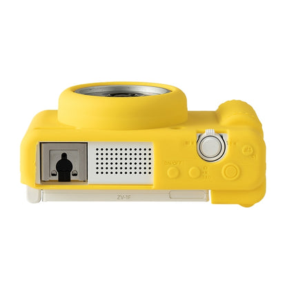 For Sony ZV-1F / ZV1 M2 Soft Silicone Protective Case(Yellow) - Protective Case by buy2fix | Online Shopping UK | buy2fix