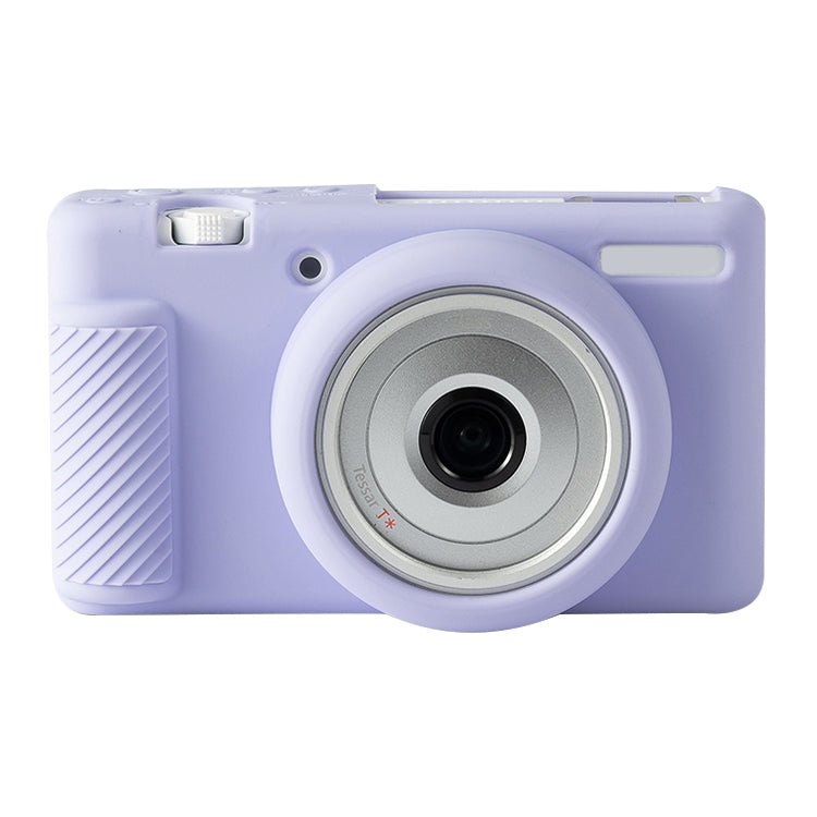 For Sony ZV-1F / ZV1 M2 Soft Silicone Protective Case(Purple) - Protective Case by buy2fix | Online Shopping UK | buy2fix