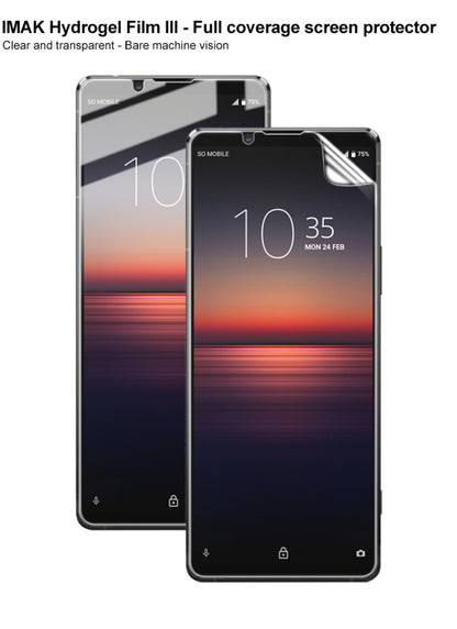 For Sony Xperia 1 II 2 PCS IMAK Hydrogel Film III Full Coverage Screen Protector - Sony Tempered Glass by imak | Online Shopping UK | buy2fix