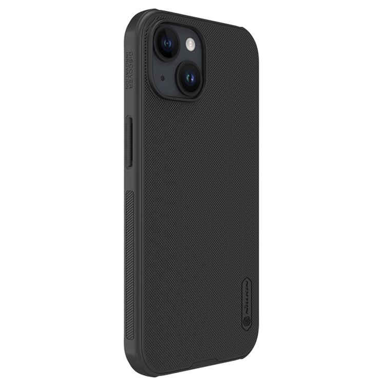 For iPhone 15 NILLKIN Frosted Shield Pro PC + TPU Phone Case(Black) - iPhone 15 Cases by NILLKIN | Online Shopping UK | buy2fix