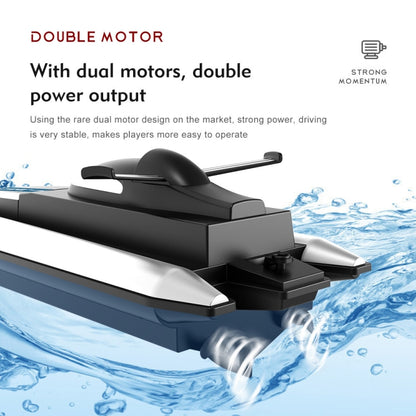 B8 Double Propeller Long Endurance High Speed Remote Control Boat(Black) - RC Boats by buy2fix | Online Shopping UK | buy2fix