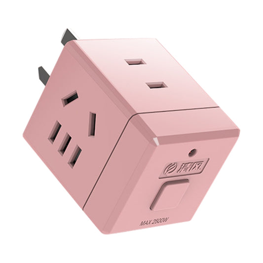 KYFEN USB Smart Mini Multi-function Fast Charging Socket(Pink) - Extension Socket by buy2fix | Online Shopping UK | buy2fix