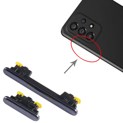 For Samsung Galaxy A33 5G SM-A336 10pcs Power Button + Volume Control Button(Black) - Home key & Side Key by buy2fix | Online Shopping UK | buy2fix