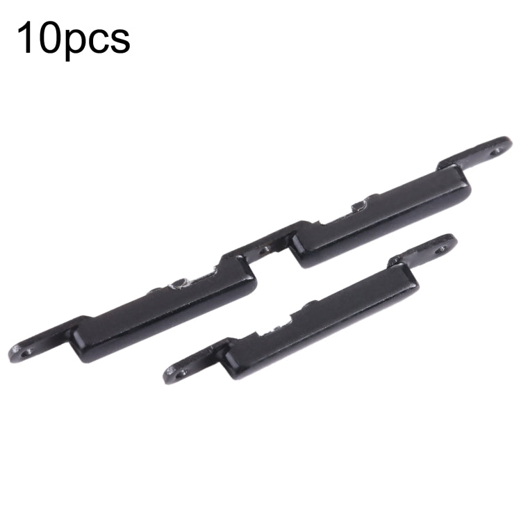 For Samsung Galaxy M10s SM-M107 10pcs Power Button + Volume Control Button(Black) - Home key & Side Key by buy2fix | Online Shopping UK | buy2fix
