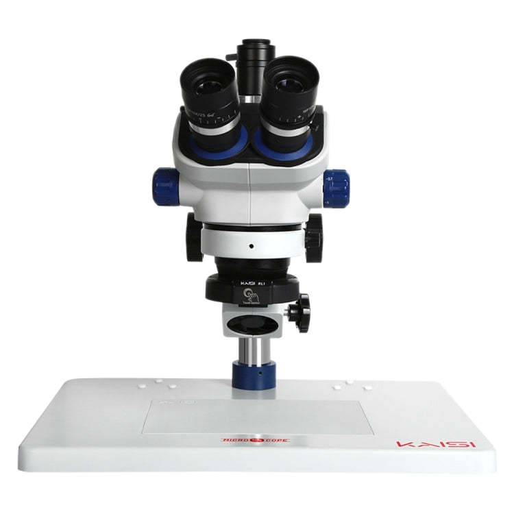 Kaisi TX-350E Ver1.2 7X-50X Microscope Zoom Stereo Microscope with Big Base - Microscope Magnifier Series by Kaisi | Online Shopping UK | buy2fix