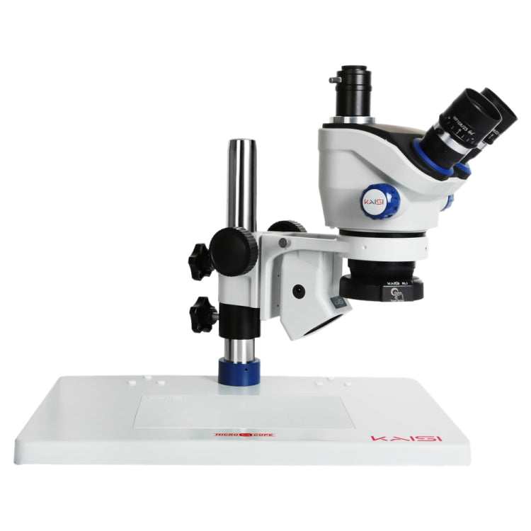 Kaisi TX-350E Ver1.2 7X-50X Microscope Zoom Stereo Microscope with Big Base - Microscope Magnifier Series by Kaisi | Online Shopping UK | buy2fix