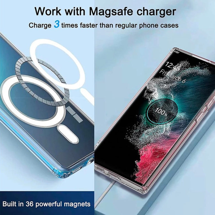 For Google Pixel 7 Pro Transparent MagSafe Magnetic PC + TPU Phone Case - Google Cases by buy2fix | Online Shopping UK | buy2fix