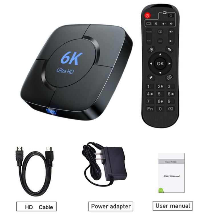 6K Ultra HD Android 12.0 Smart TV Box with Remote Control, 4GB+32GB, Allwinner H616 1.5GHZ Quad-Core(US Plug) - Others by buy2fix | Online Shopping UK | buy2fix