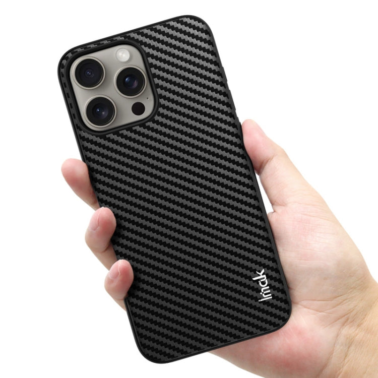For iPhone 15 Pro Max IMAK LX-5 Series Shockproof PC + PU + TPU Protective Phone Case(Carbon Fiber Texture) - iPhone 15 Pro Max Cases by imak | Online Shopping UK | buy2fix
