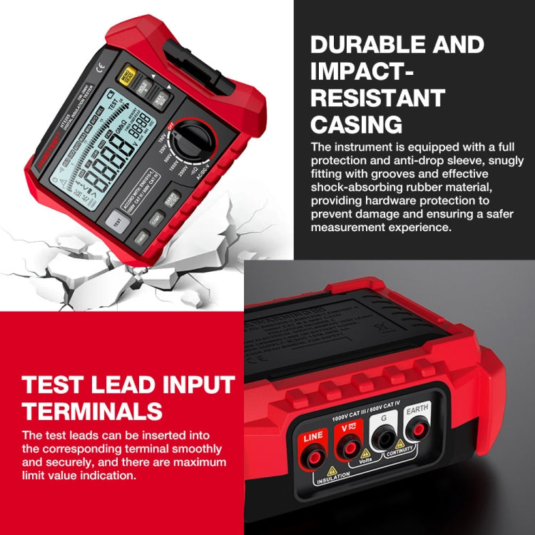 HABOTEST HT5205 Insulation Resistor Tester - Battery & Resistance Tester by HABOTEST | Online Shopping UK | buy2fix