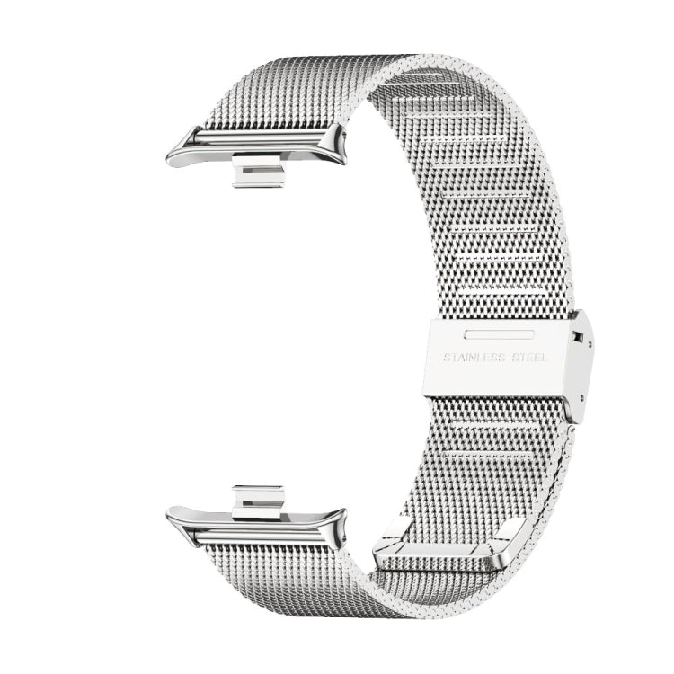 For Xiaomi Smart Band 9 Pro / 8 Pro Mijobs Milan Buckle Stainless Steel Watch Band(Silver) - Watch Bands by MIJOBS | Online Shopping UK | buy2fix