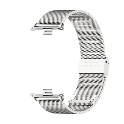 For Xiaomi Smart Band 9 Pro / 8 Pro Mijobs Milan Buckle Stainless Steel Watch Band(Silver) - Watch Bands by MIJOBS | Online Shopping UK | buy2fix