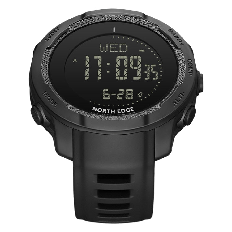 NORTH EDGE VERTICO Carbon Fiber Outdoor Sports Multifunctional Electronic Watch(Black) - Sport Watches by NORTH EDGE | Online Shopping UK | buy2fix