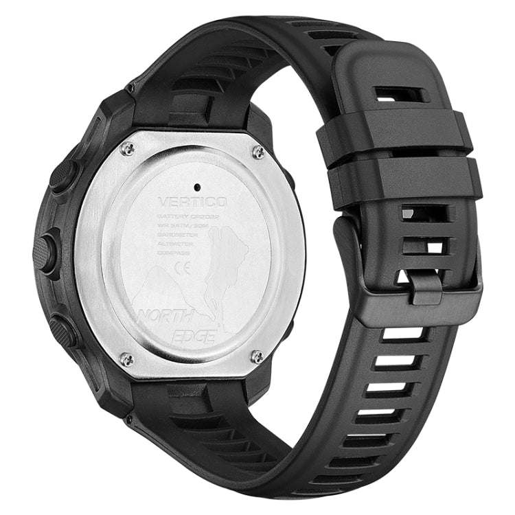 NORTH EDGE VERTICO Carbon Fiber Outdoor Sports Multifunctional Electronic Watch(Black) - Sport Watches by NORTH EDGE | Online Shopping UK | buy2fix