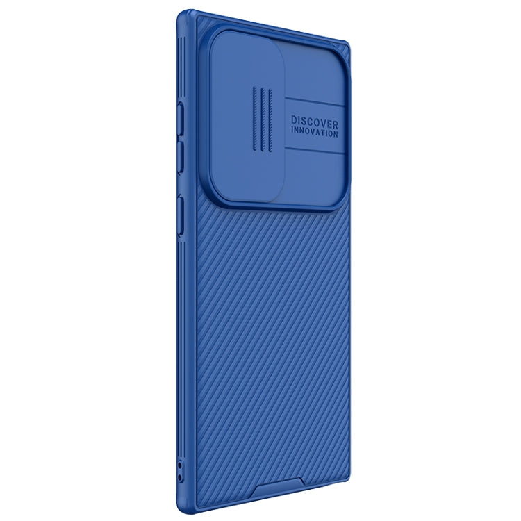 For Samsung Galaxy S24 Ultra 5G NILLKIN Black Mirror Pro Series Camshield PC Phone Case(Blue) - Galaxy S24 Ultra 5G Cases by NILLKIN | Online Shopping UK | buy2fix