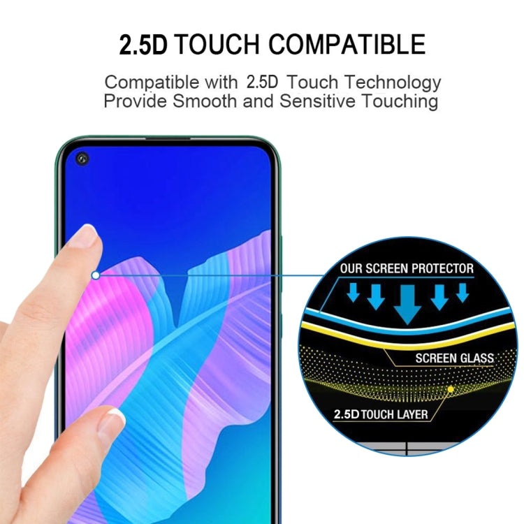 For Huawei P40 Lite E Full Glue Full Screen Tempered Glass Film - Mobile Accessories by buy2fix | Online Shopping UK | buy2fix