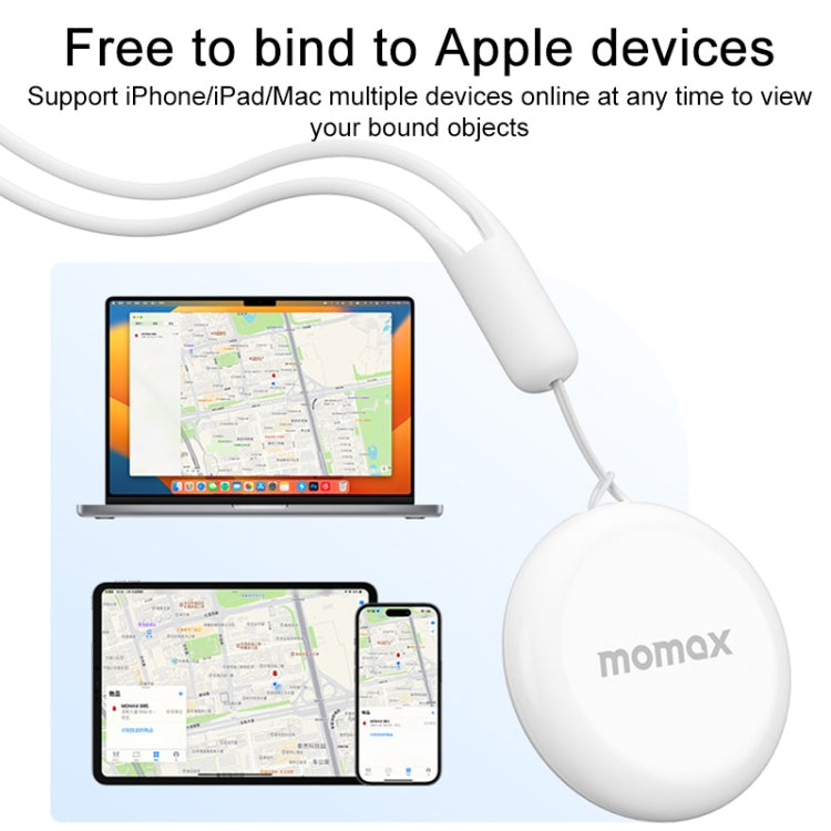 MOMAX BR7 PINPOP Wireless Location Anti-lost Device(White) - Anti-lost Alarm by MOMAX | Online Shopping UK | buy2fix