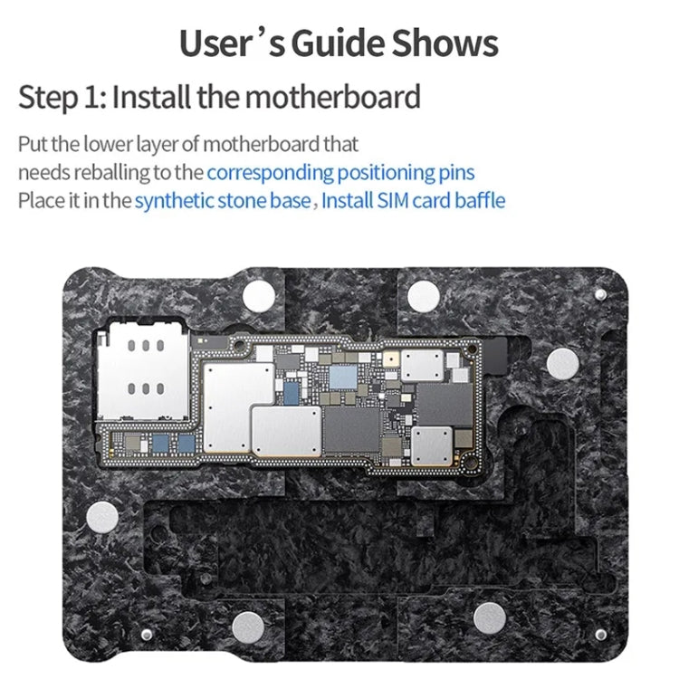 Qianli Magnetic Middle Layer BGA Reballing Platform For iPhone 15 Series - BGA Stencils by QIANLI | Online Shopping UK | buy2fix